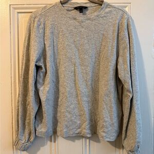 Gray Long Sleeve Sweatshirt